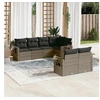 Image de Salon de jardin modulable resine tressee gris 7 pieces x 62 x 69 7 personnes