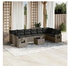 Image de Salon de Jardin avec Coussins 5 pcs, Canapés avec Pieds Réglables, Ensemble de Meubles d'Extérieur Patio Terrasse, 3251128
