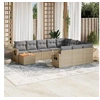 Image de Salon de jardin modulable 11 pieces resine tressee 62 x 55 x 69 cm