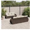 Image de Salon de jardin modulable GENERIQUE resine tressee 7 personnes 62 x 71 x 69 cm 8 pieces