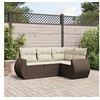 Image de Salon de jardin modulable GENERIQUE resine tressee 4 personnes 62 x 71 x 69 cm 4 pieces