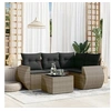 Image de Salon de Jardin avec Coussins 5 pcs, Canapés de Terrasse, Ensemble de Meubles de Patio, Mobilier d'Extérieur, Gris 3253657