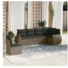 Image de Salon de Jardin avec Coussins 6 pcs, Canapés de Terrasse, Ensemble de Meubles de Patio, Mobilier d'Extérieur, Gris 3253767