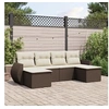 Image de Salon de jardin modulable GENERIQUE resine tressee 6 pieces 62 x 71 x 69 cm 6 personnes