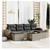 Image de Salon de Jardin avec Coussins 7 pcs, Canapés de Terrasse, Ensemble de Meubles de Patio, Mobilier d'Extérieur, Gris 3254067