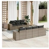 Image de Salon de Jardin avec Coussins 8 pcs, Canapés de Terrasse, Ensemble de Meubles de Patio, Mobilier d'Extérieur, Gris 3254667