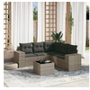 Image de Salon de Jardin avec Coussins 6 pcs, Canapés de Terrasse, Ensemble de Meubles de Patio, Mobilier d'Extérieur, Gris 3254897