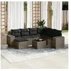 Image de Salon de jardin modulable rotin gris 8 pieces x 83 x 69 7 personnes