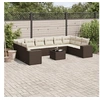 Image de 11 pieces marron 10 personnes resine tressee x 83 x 69 salon de jardin modulable