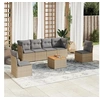 Image de Salon de Jardin avec Coussins 7 pcs, Canapés de Terrasse, Ensemble de Meubles de Patio, Mobilier d'Extérieur, Mélange 3255884