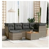 Image de Salon de Jardin avec Coussins 7 pcs, Canapés de Terrasse, Ensemble de Meubles de Patio, Mobilier d'Extérieur, Gris 3256081
