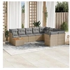 Image de Salon de Jardin avec Coussins 10 pcs, Canapés de Terrasse, Ensemble de Meubles de Patio, Mobilier d'Extérieur, 3256157