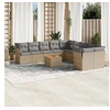 Image de Salon de Jardin avec Coussins 11 pcs, Canapés de Terrasse, Ensemble de Meubles de Patio, Mobilier d'Extérieur, 3256185