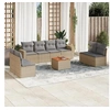 Image de Salon de jardin modulable beige rotin 9 pieces 62 x 55 x 69 cm