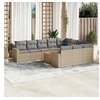 Image de Salon de Jardin avec Coussins 11 pcs, Canapés de Terrasse, Ensemble de Meubles de Patio, Mobilier d'Extérieur, 3256633