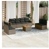 Image de Salon de jardin modulable rotin gris 9 pieces x 62 x 69 8 personnes