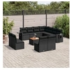 Image de Ensemble à Manger de Jardin avec Coussins 15 pcs, Table et Chaises à Dossier Rabattable, Meubles d'Extérieur Patio 3211774