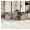 Image de Salon de jardin modulable resine beige 10 pieces 62 x 62 x 69 cm 9 personnes