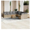 Image de Salon de Jardin avec Coussins 11 pcs, Canapés de Terrasse, Ensemble de Meubles de Patio, Mobilier d'Extérieur, 3257088