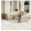 Image de Salon de jardin modulable polyethylene 13 pieces