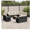 Image de Salon de Jardin avec Coussins 4 pcs, Canapés avec Pieds Réglables, Ensemble de Meubles d'Extérieur Patio Terrasse, 3253414