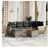 Image de Salon de Jardin avec Coussins 7 pcs, Canapés de Patio, Ensemble de Meubles, Mobilier de Terrasse Extérieur, Gris 3257439