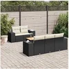 Image de Salon de Jardin avec Coussins 6 pcs, Canapés et Table de Terrasse, Ensemble de Meubles d'Extérieur Patio, Moderne, 3257659