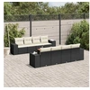 Image de Salon de Jardin avec Coussins 9 pcs, Canapés et Table de Terrasse, Ensemble de Meubles d'Extérieur Patio, Moderne, 3257694