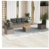 Image de Salon de Jardin avec Coussins 6 pcs, Canapés de Patio, Ensemble de Meubles, Mobilier de Terrasse Extérieur, Gris 3257719