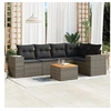 Image de Salon de Jardin avec Coussins 6 pcs, Canapés de Patio, Ensemble de Meubles, Mobilier de Terrasse Extérieur, Gris 3257768