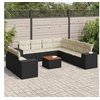 Image de Salon de Jardin avec Coussins 12 pcs, Canapés de Terrasse, Ensemble de Meubles de Patio, Mobilier d'Extérieur, Gris 3227516