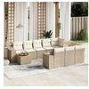 Image de Salon de Jardin avec Coussins 11 pcs, Canapés de Terrasse, Ensemble de Meubles de Patio, Mobilier d'Extérieur, Beige 3257962