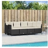 Image de Salon de jardin resine tressee noir 5 pieces x 200 5 personnes