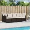 Image de Salon de jardin resine tressee marron 5 pieces x 200 5 personnes