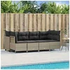 Image de Salon de jardin resine tressee gris 5 pieces x 200 5 personnes