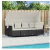 Image de Salon de jardin resine tressee noir 5 pieces x 200 8 personnes