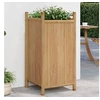 Image de Jardinière 40x40x80 cm bambou, lit surélevé, pot de fleurs, pot de fleurs, bac à fleurs, pot de jardin, support de 366466