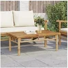 Image de Table basse 90x50x35 cm bambou, table d'appoint, bout de canapé, table d'accent, table de salon, table centrale, 366469