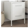 Image de Table de chevet blanc 36x39x50,5 cm acier, armoire, armoire latérale, support de téléphone, table de chevet, mobilier 842920