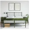 Image de Tables de chevet 2 pcs vert olive 36x39x50,5 cm acier 842931