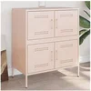 Image de Buffet rose 68x39x79 cm acier, armoire, placard, buffet haut, armoire latérale, armoire de rangement, organisateur de 842953