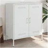 Image de Buffet blanc 68x39x79 cm acier 842981