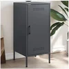 Image de Buffet anthracite 36x39x79 cm acier