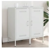 Image de Buffets 2 pcs, Armoires avec Pieds, Placards avec Porte, Meubles de Rangement Salon Chambre à Coucher, Blanc 36x39x79 843023