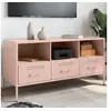 Image de Meuble TV, Armoire de Télévision avec Pieds, Support Télé avec Rangement Salon Salle de Séjour, Rose 100,5x39x50,5 cm 843037