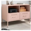 Image de Meuble TV, Armoire de Télévision avec Pieds, Support Télé avec Rangement Salon Salle de Séjour Intérieur, Rose 843044