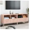 Image de Meubles TV 2 pcs, Armoires de Télévision avec Pieds, Supports Télé avec Rangement Salon Salle de Séjour, Rose 843045