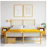 Image de Tables de chevet 2 pcs jaune moutarde 36x39x50,5 cm, armoire, armoire latérale, mobilier de chambre à coucher, table 843061