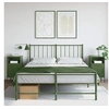 Image de Tables de Chevet 2 pcs, Armoires de Lit avec Porte, Tables de Nuit avec Compartiment, Armoires de Nuit Chambre, Vert 843075