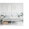 Image de Tables de Chevet 2 pcs, Armoires de Lit avec Porte, Tables de Nuit avec Compartiment, Armoires de Nuit Chambre, Blanc 843077